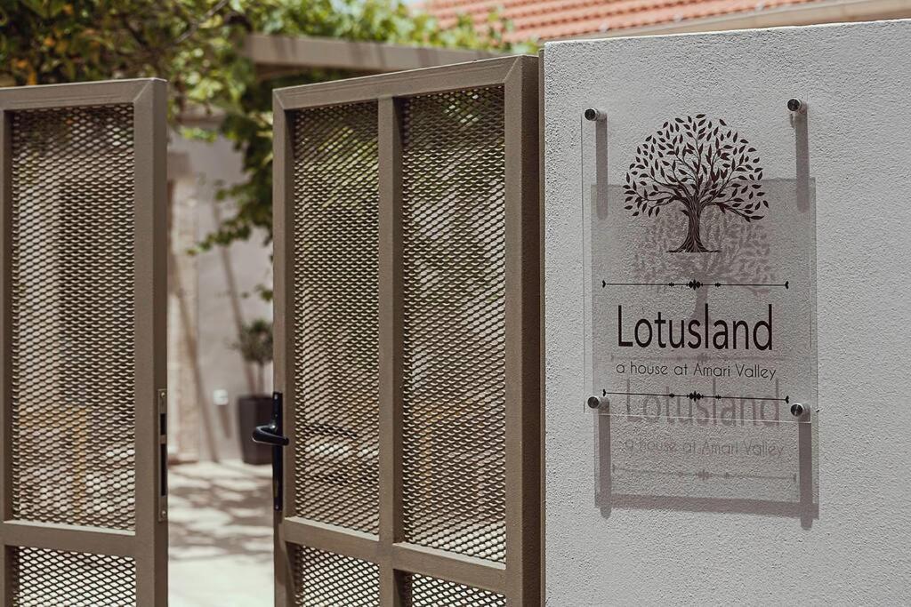 Lotusland, A Relaxing House At Amari Rethymno Villa Agia Fotini  Buitenkant foto